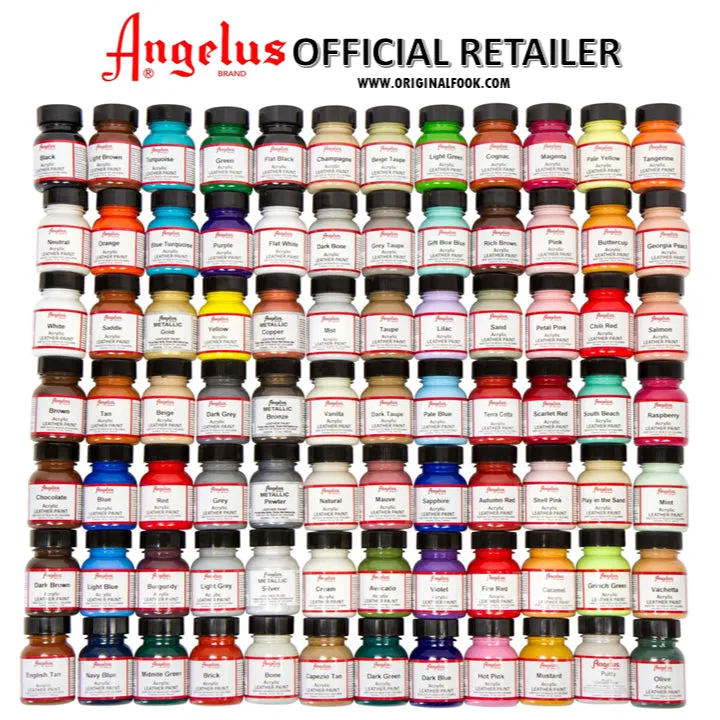 (80 Colors) Angelus Acrylic Leather Paint (L to Z)