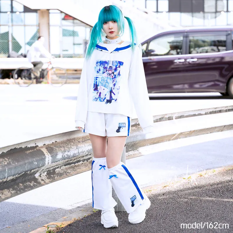 ACDC RAG x Peach Punch "Cyber Cat" sailor top