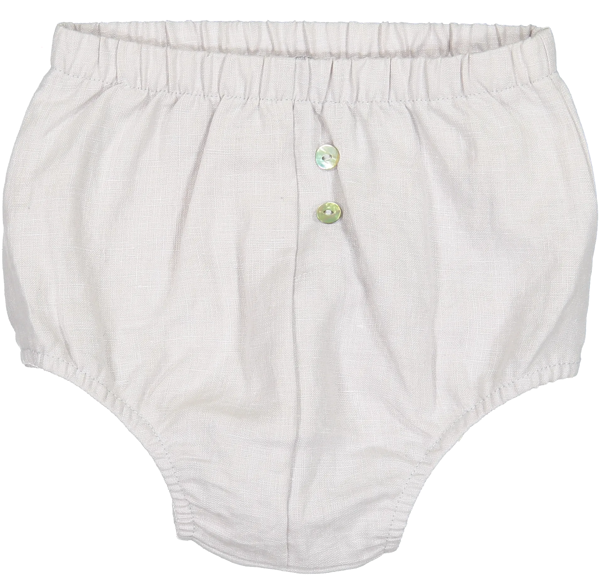 Analogie By Lil Legs Light Grey Linen Bloomers