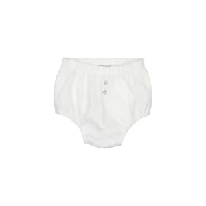 Analogie By Lil Legs White Linen Bloomers