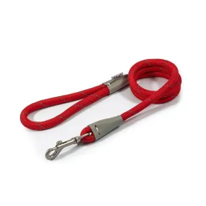 Ancol Viva 1.07m x 12mm Red Poly-Weave Rope Dog Lead