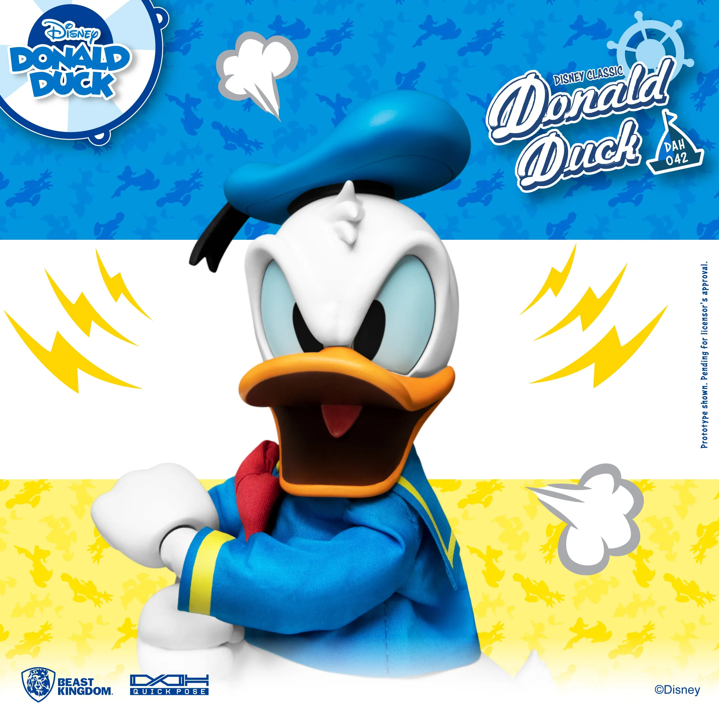 Beast Kingdom DAH-042 Disney Classic Donald Duck Dynamic 8ction Heroes Action Figure