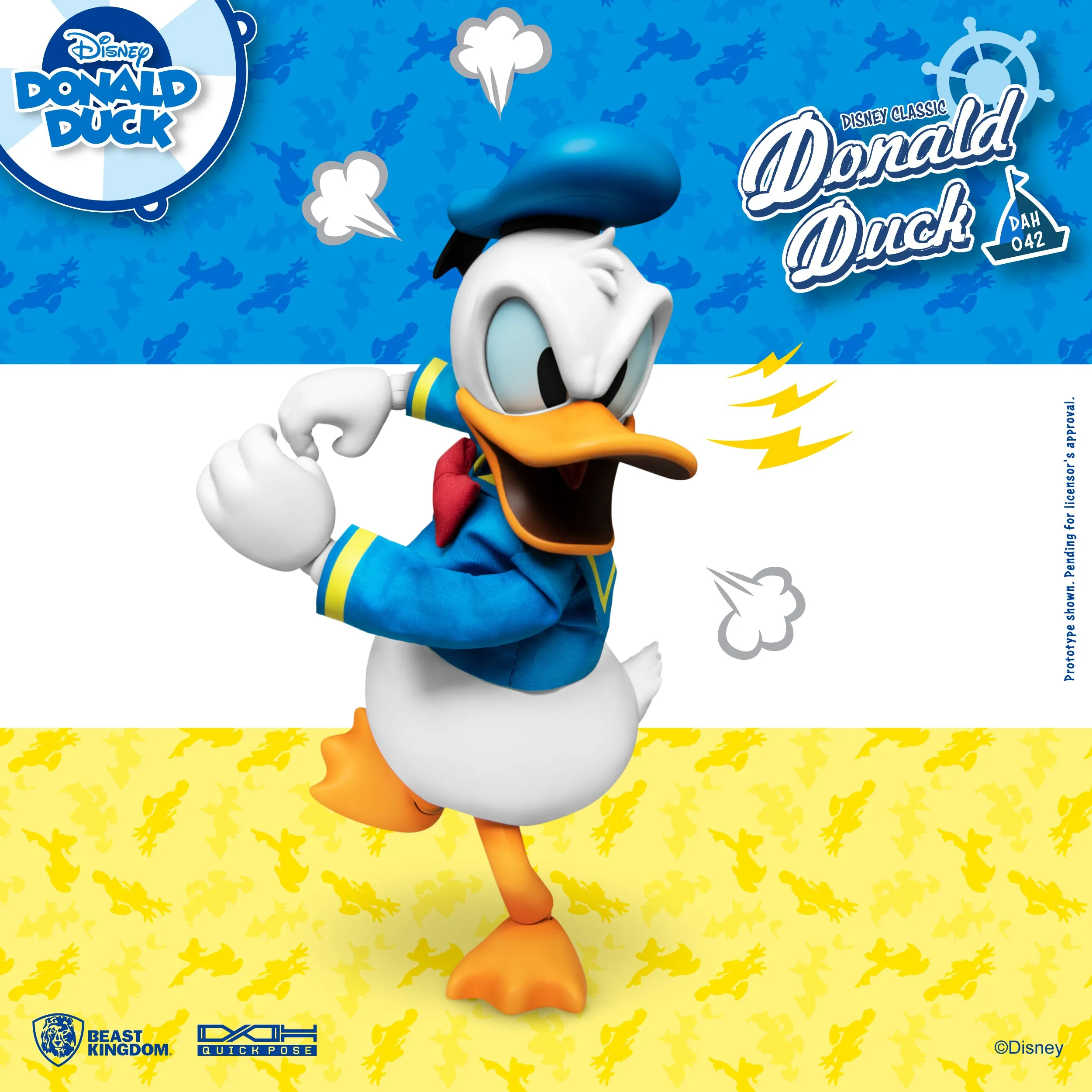 Beast Kingdom DAH-042 Disney Classic Donald Duck Dynamic 8ction Heroes Action Figure