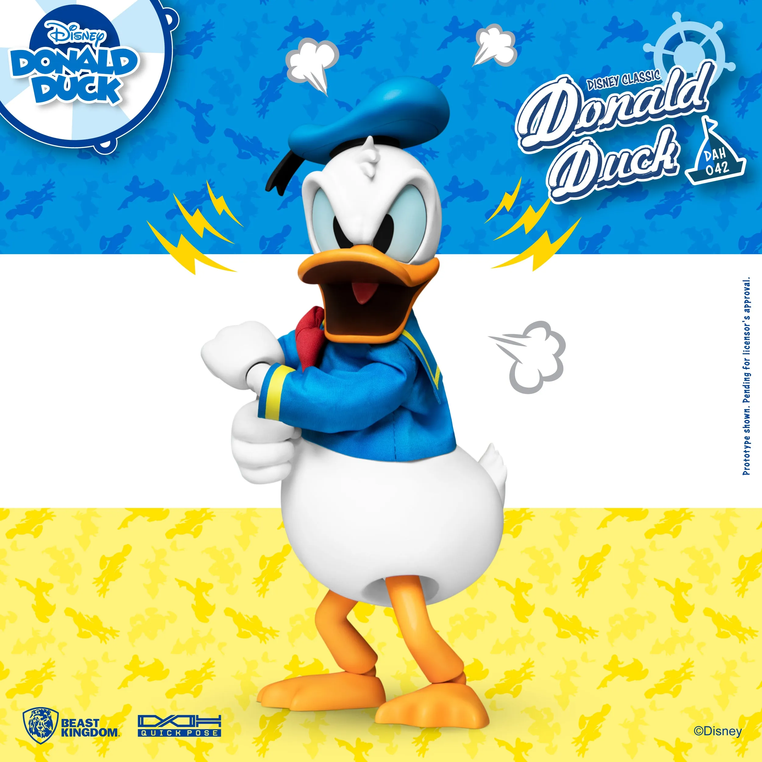 Beast Kingdom DAH-042 Disney Classic Donald Duck Dynamic 8ction Heroes Action Figure