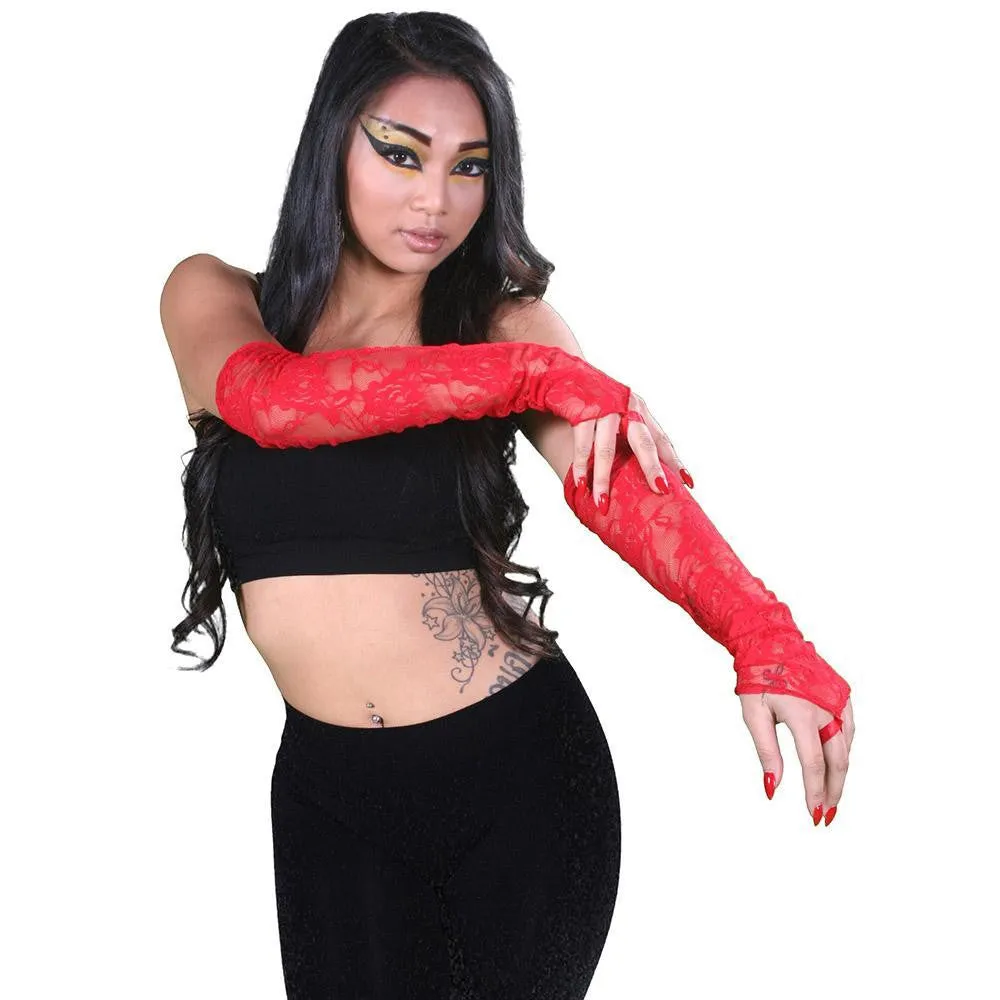 Belly Dance Lace Gloves LOLI LOOK