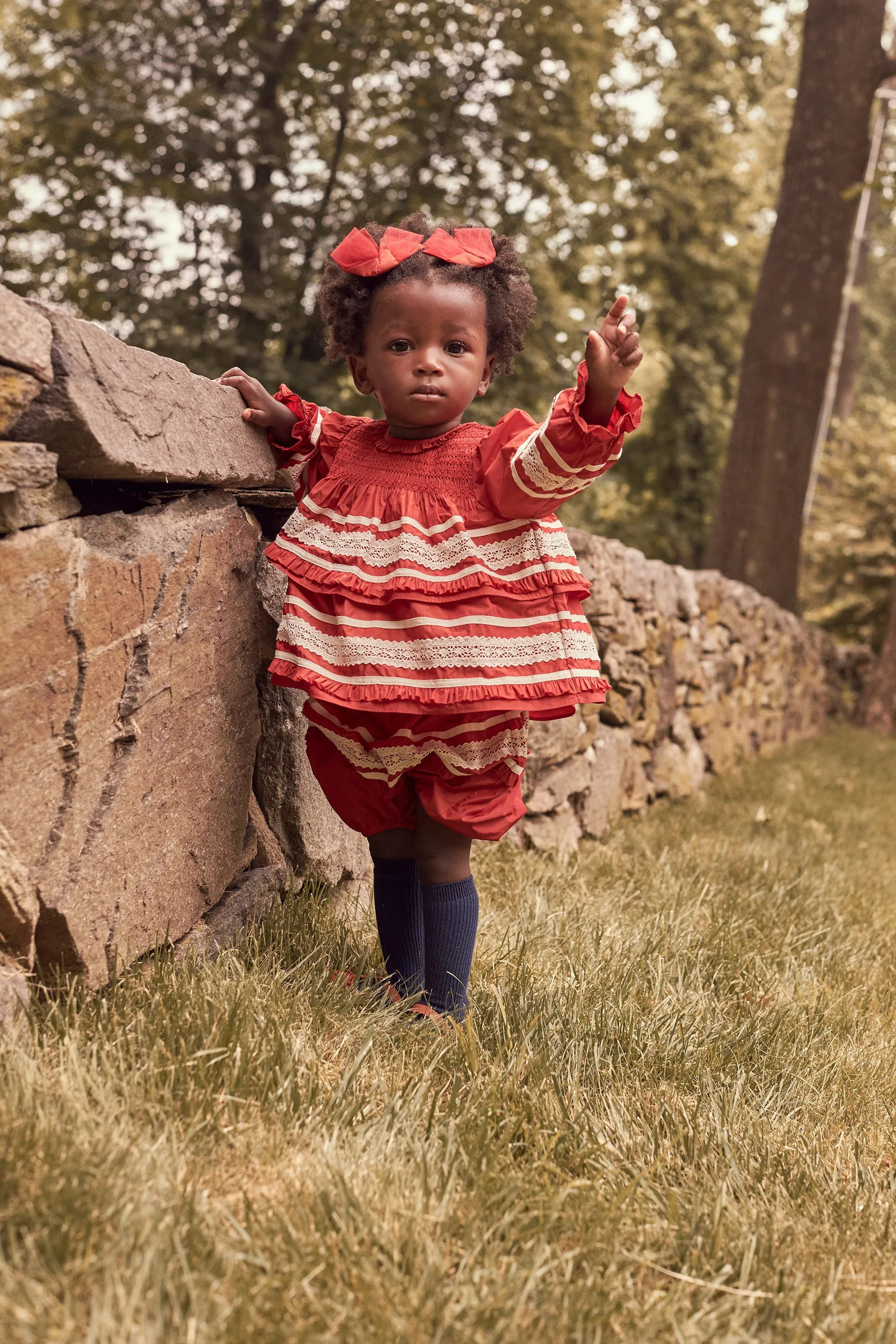 BRITTANY SMOCKED BLOOMERS