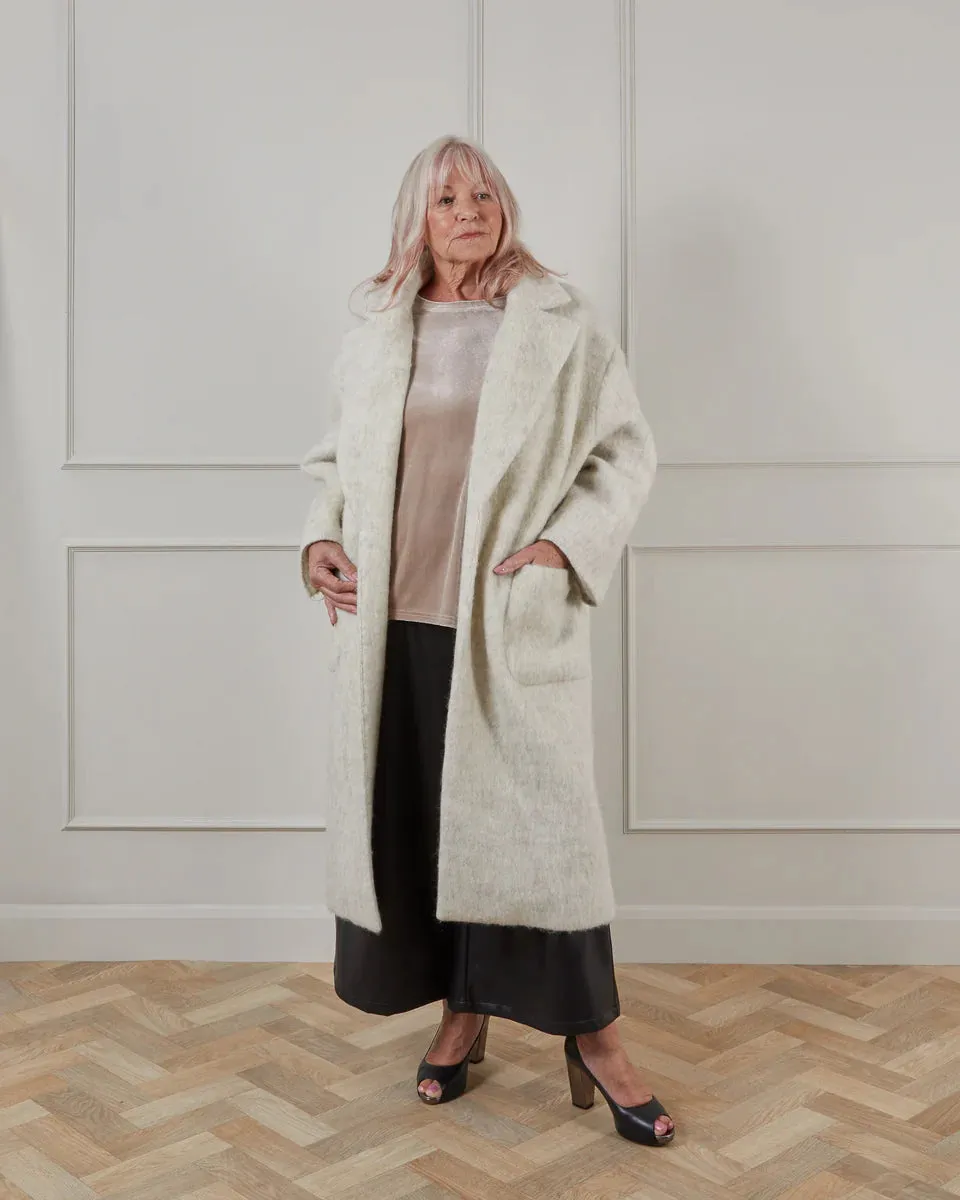 CHALK SIENNA COAT | LIGHT BEIGE