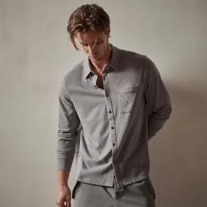 Clean Finish Jersey Shirt - Silver Grey