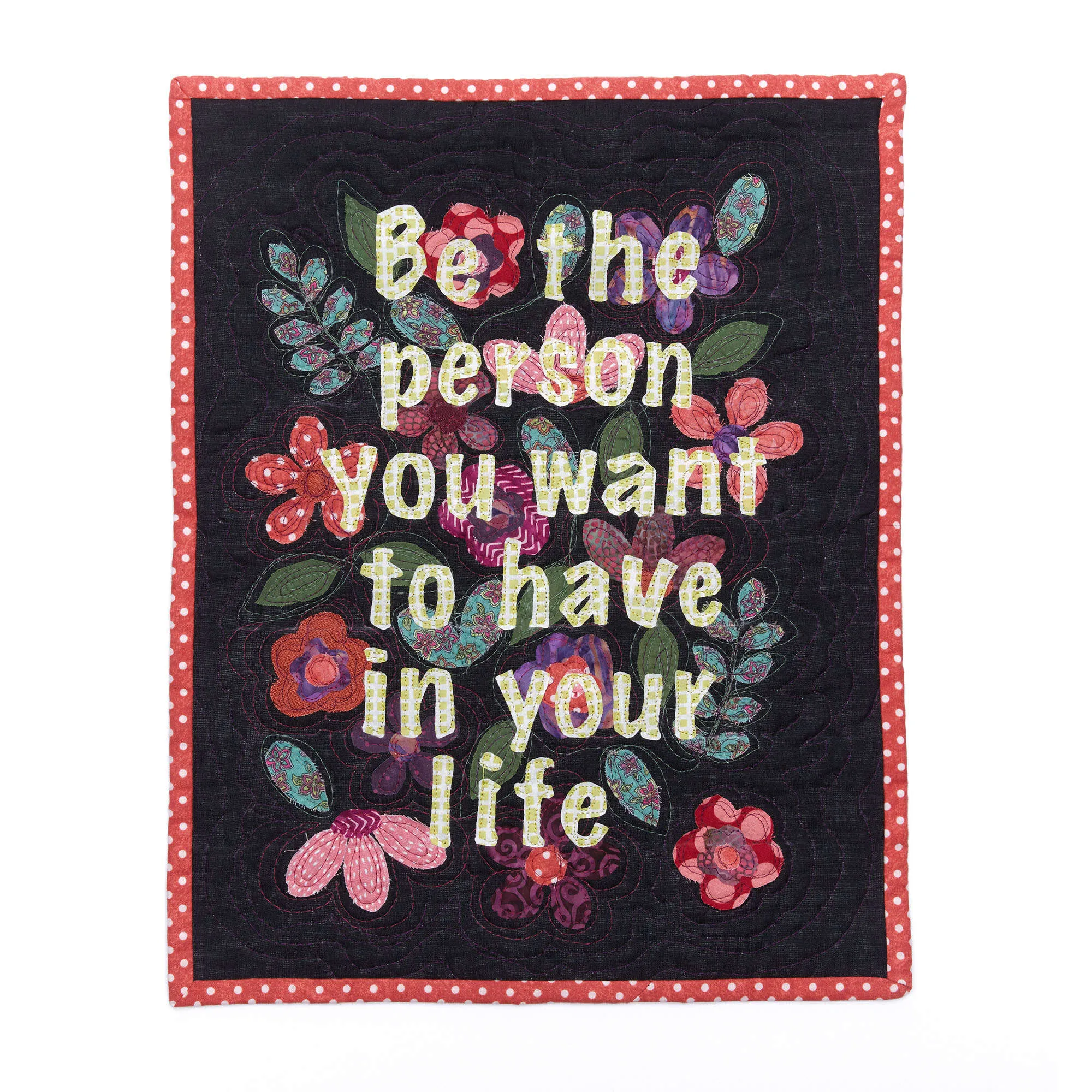 Coats & Clark Sewing Be The Person Quote Wall Hanging