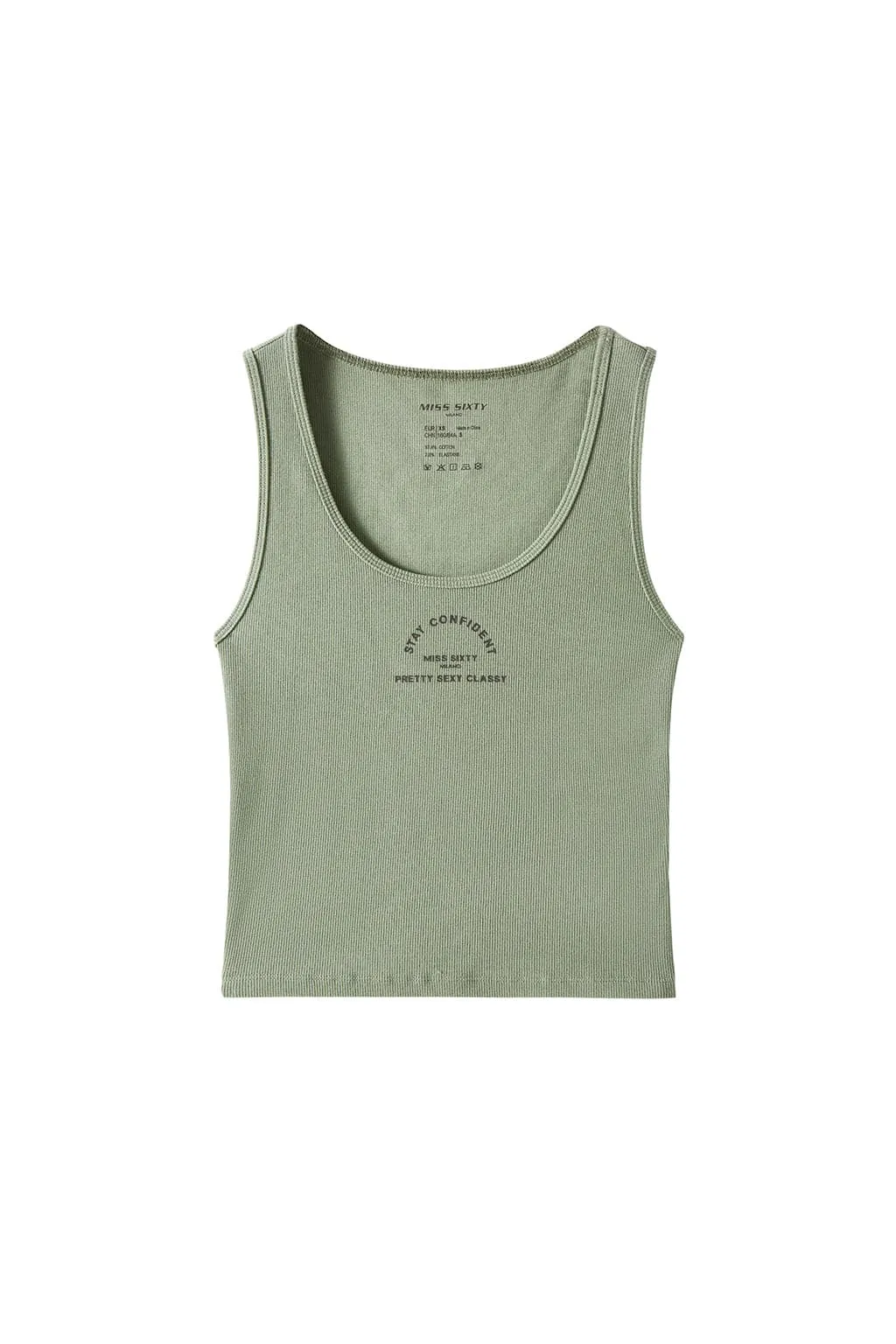 Crew Neck Sleeveless Printed T-Shirt