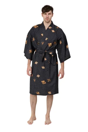 Diamonds Short Cotton Happi Coat Mens Kimono