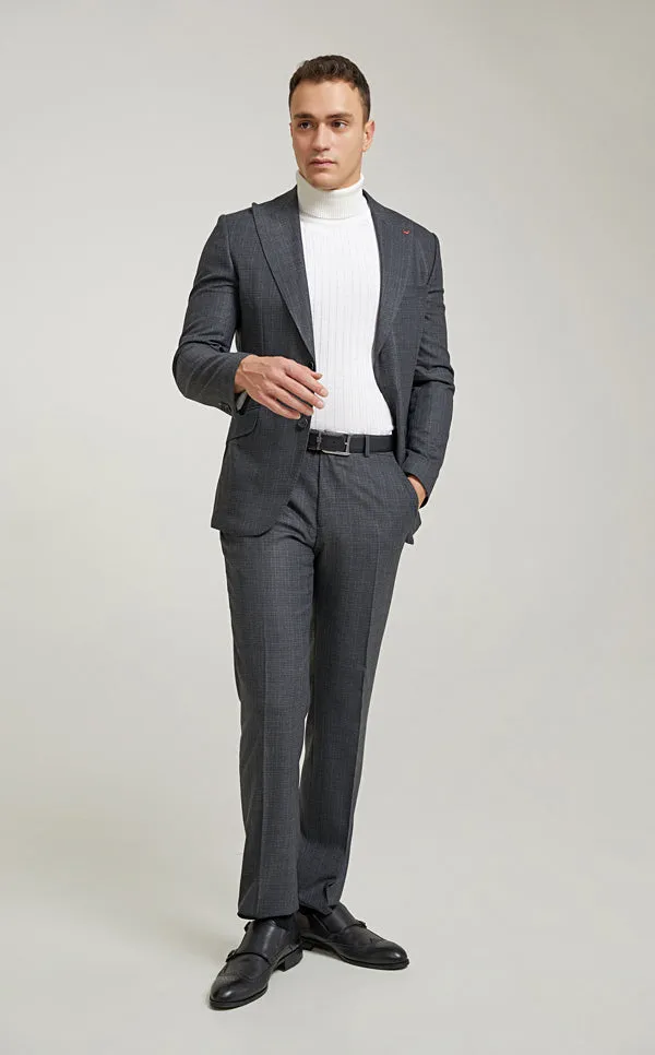 Ds Damat Slim Fit Grey Suit