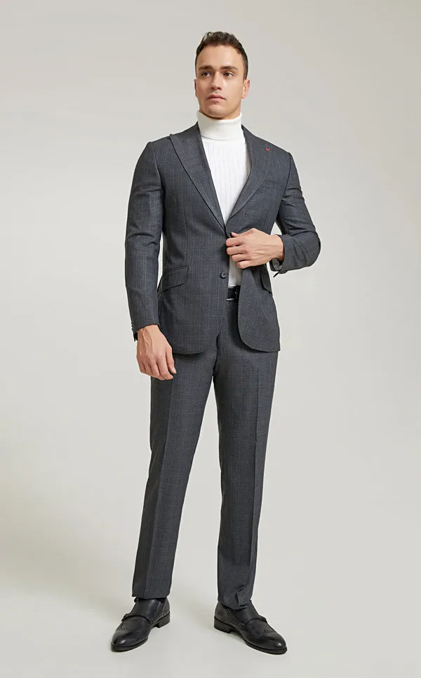 Ds Damat Slim Fit Grey Suit