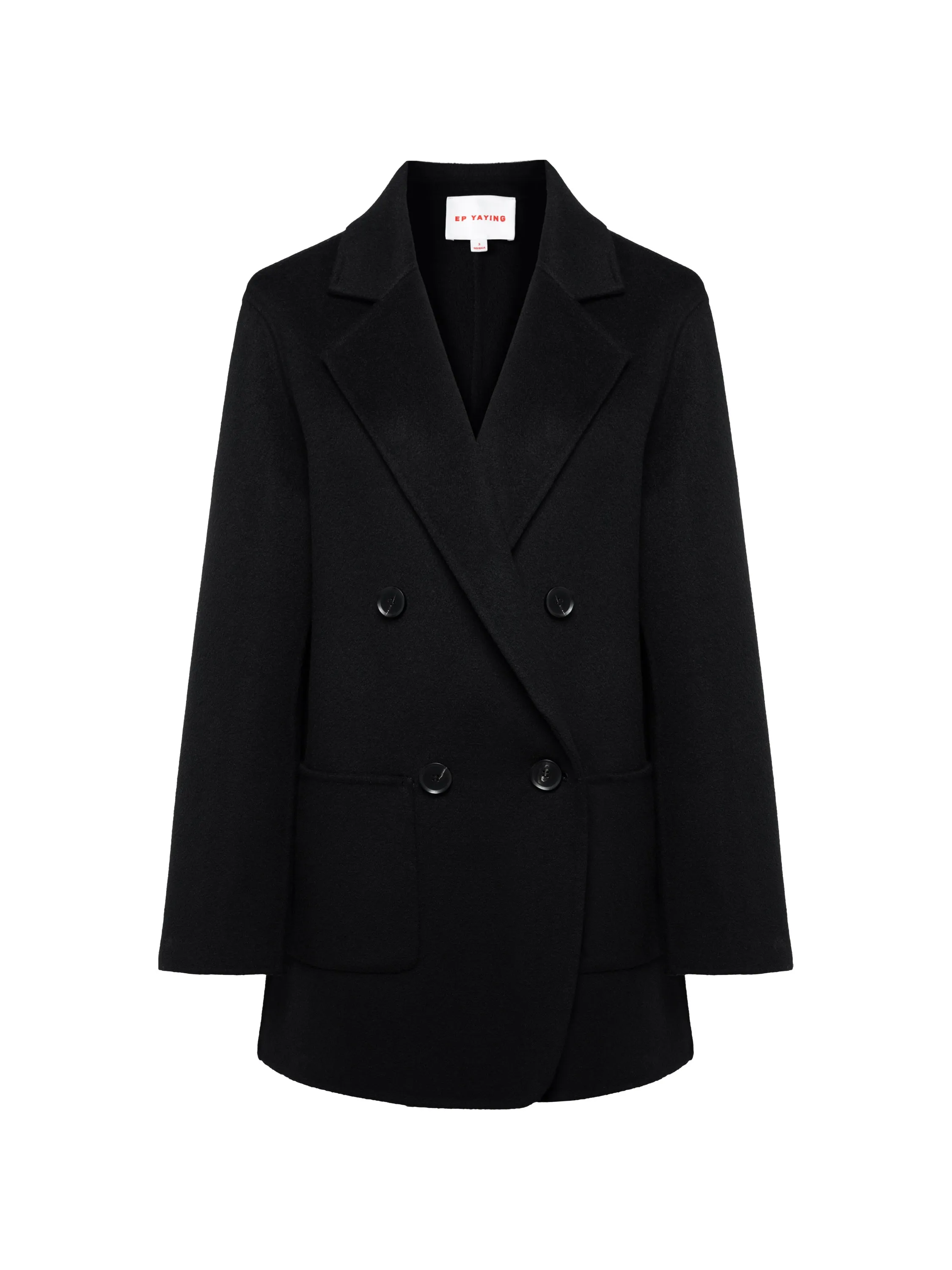 EP YAYING Tailored Wool Coat