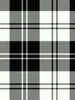 Erskine Black & White Modern Light Weight Tartan Shawl