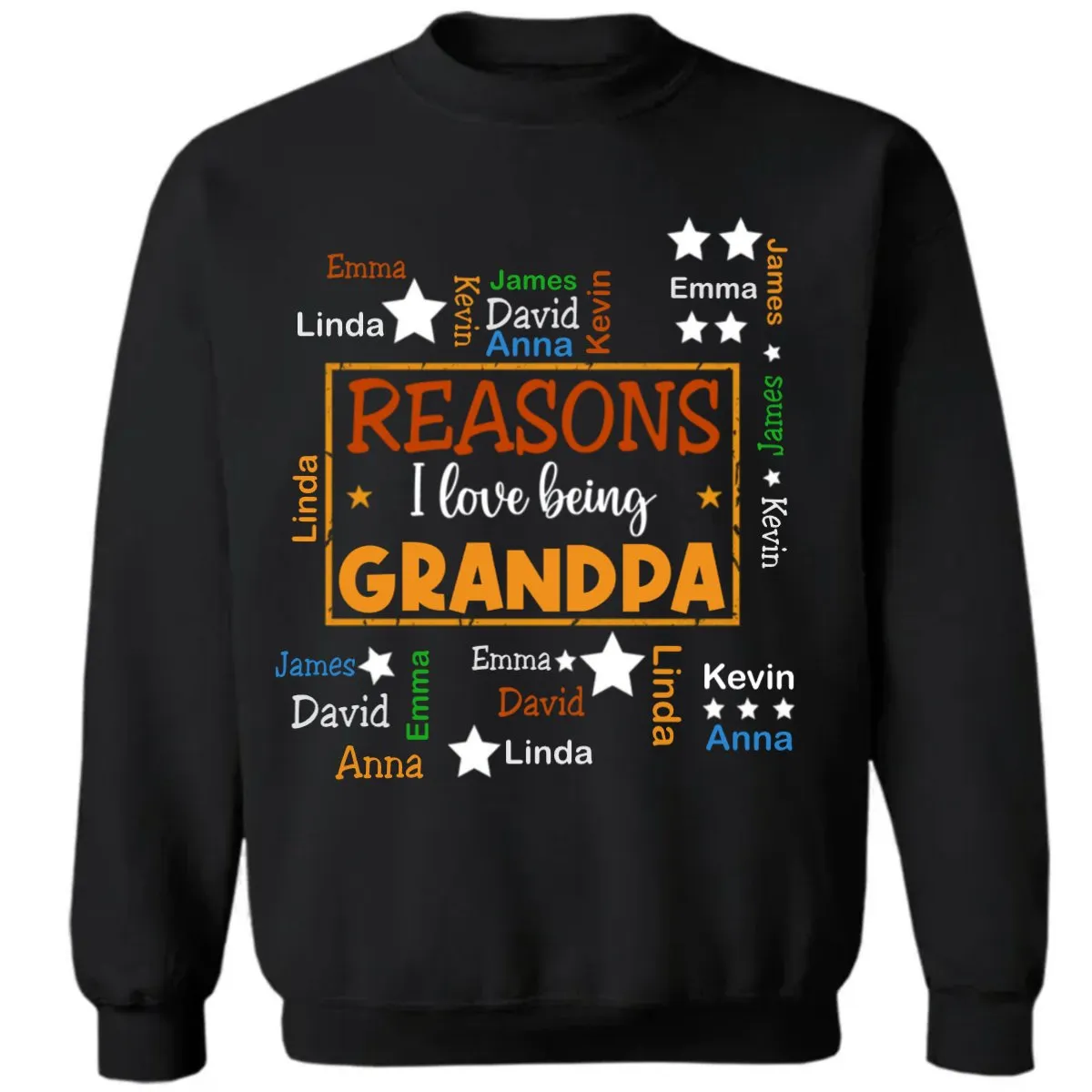 Family - Reasons I Love Being Word Art - Personalized T-Shirt, Sweater, Hoodie