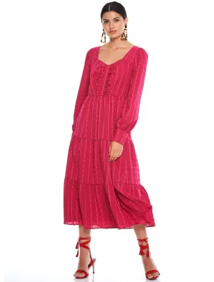 FLAMENCO MIDI DRESS