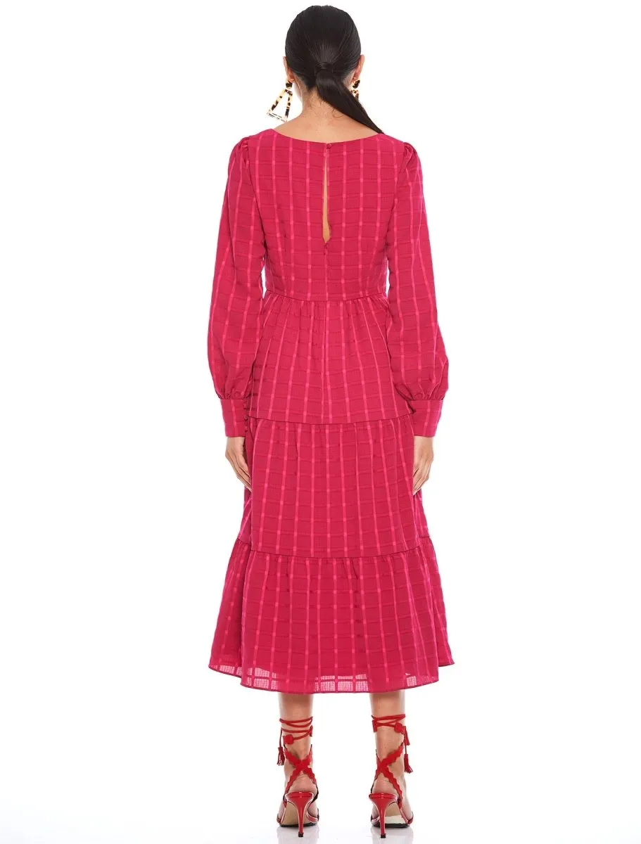 FLAMENCO MIDI DRESS