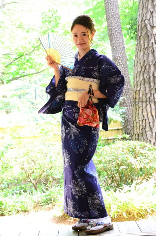 Japanese yukata kimono / 10 #503