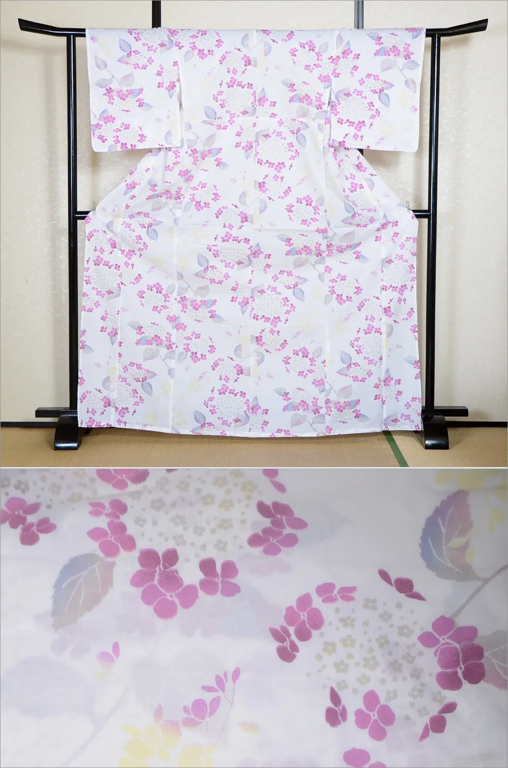 Japanese yukata kimono / H #514