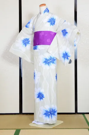 Japanese yukata kimono/ Plus size / P #377