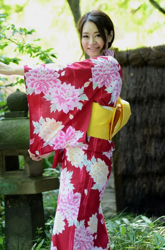 Japanese yukata kimono / ST #221