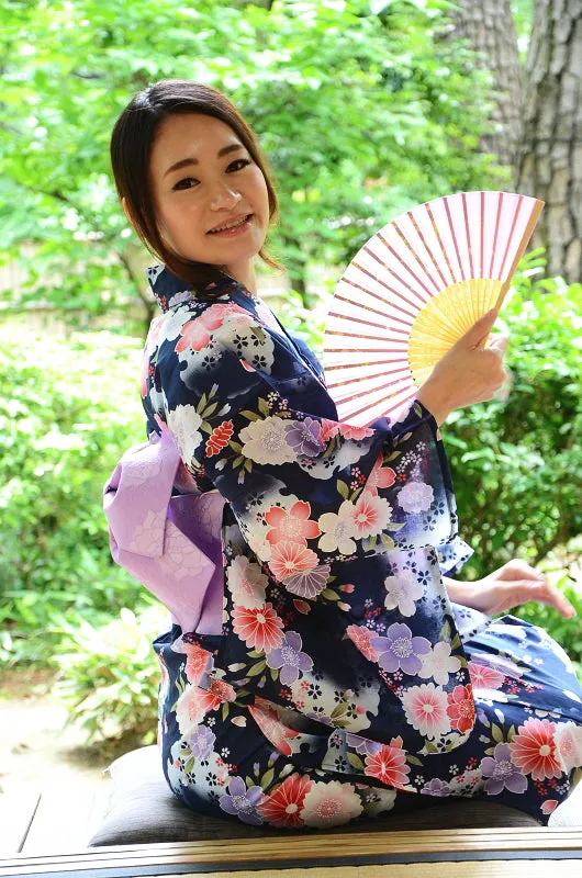 Japanese yukata kimono / ST #319