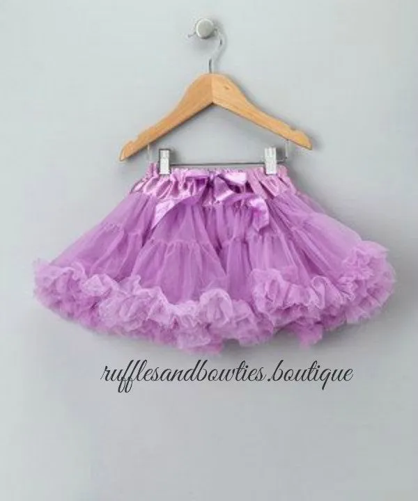 Kryssi Kouture Soft Mauve Purple Tutu/Pettieskirt Bloomers - Pettie Coat - Birthday Outfit -  Birthday Outfit - Mermaid Birthday tutu