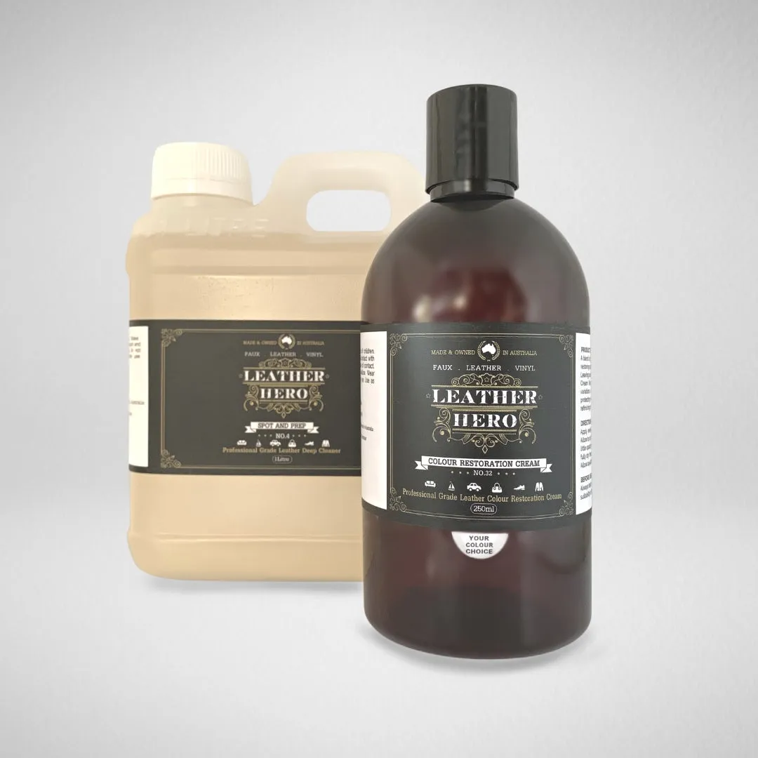 Leather Colour Cream Kit - Aniline Cognac