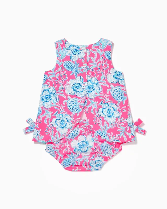 Lilly Pulitzer Baby Lilly Infant Shift Dress - Roxie Pink Wave N Sea