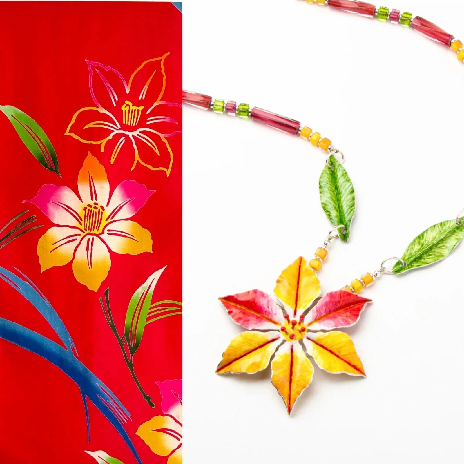 Lily Flowers -	Lilly Necklace