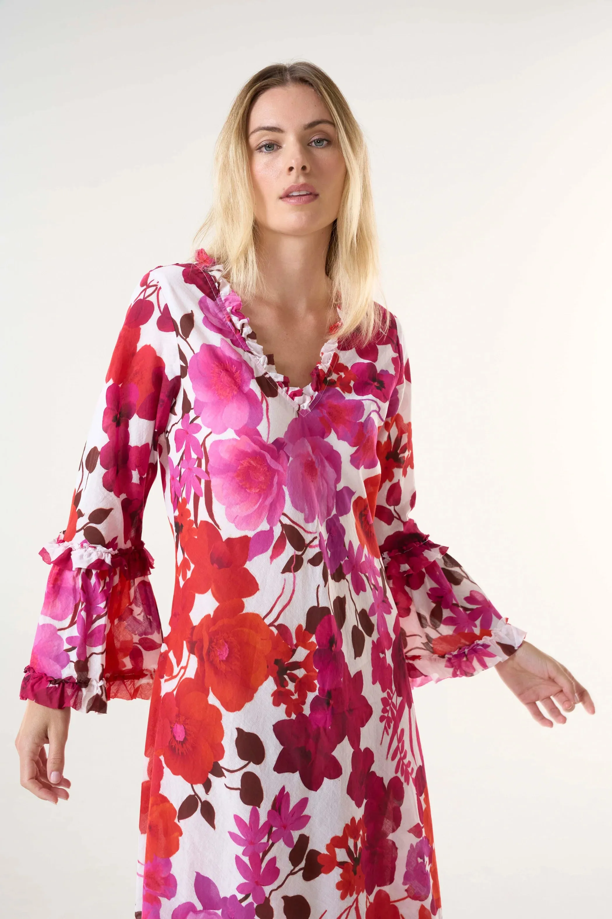 LONG INDI | Flamenco Pink Cotton