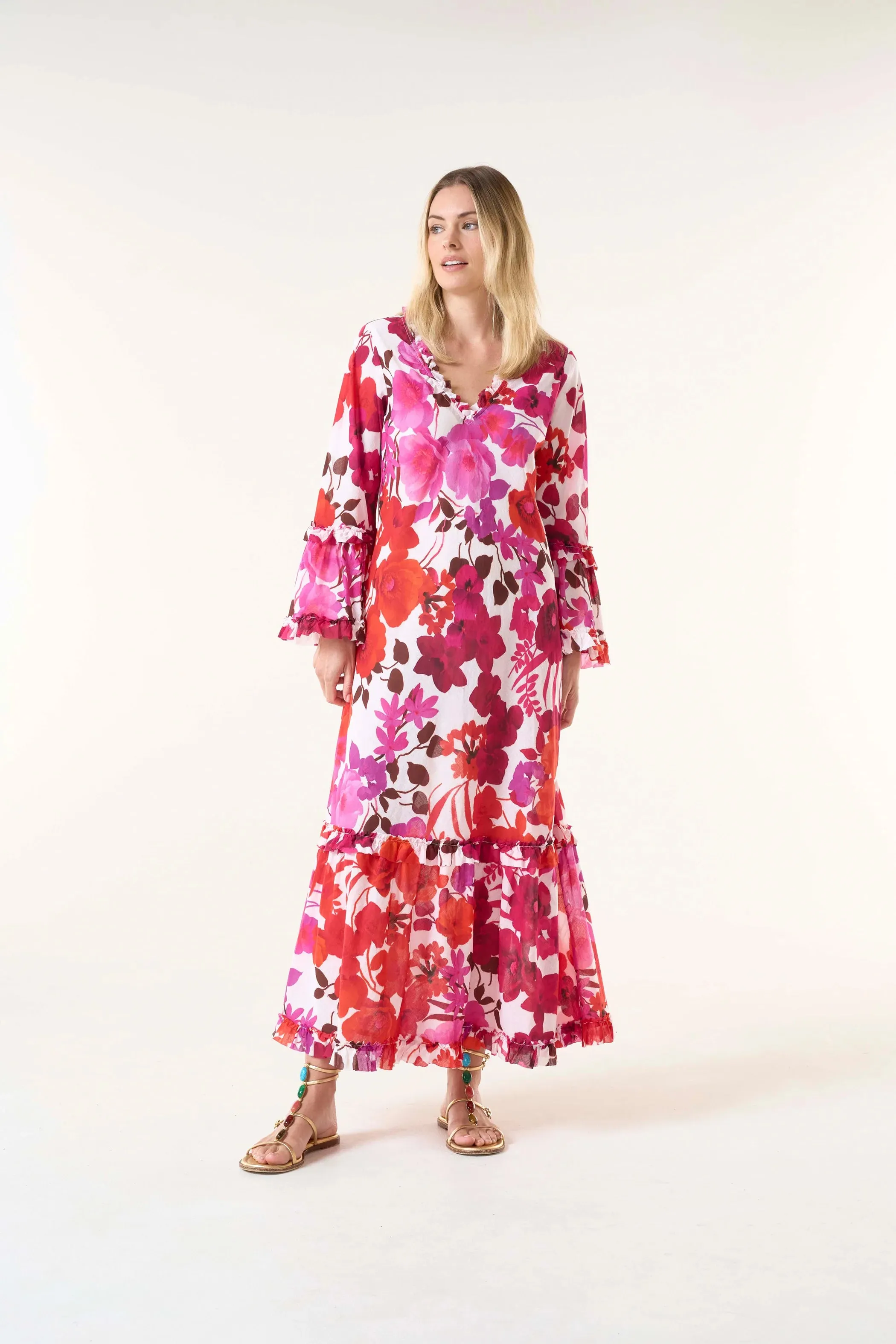 LONG INDI | Flamenco Pink Cotton