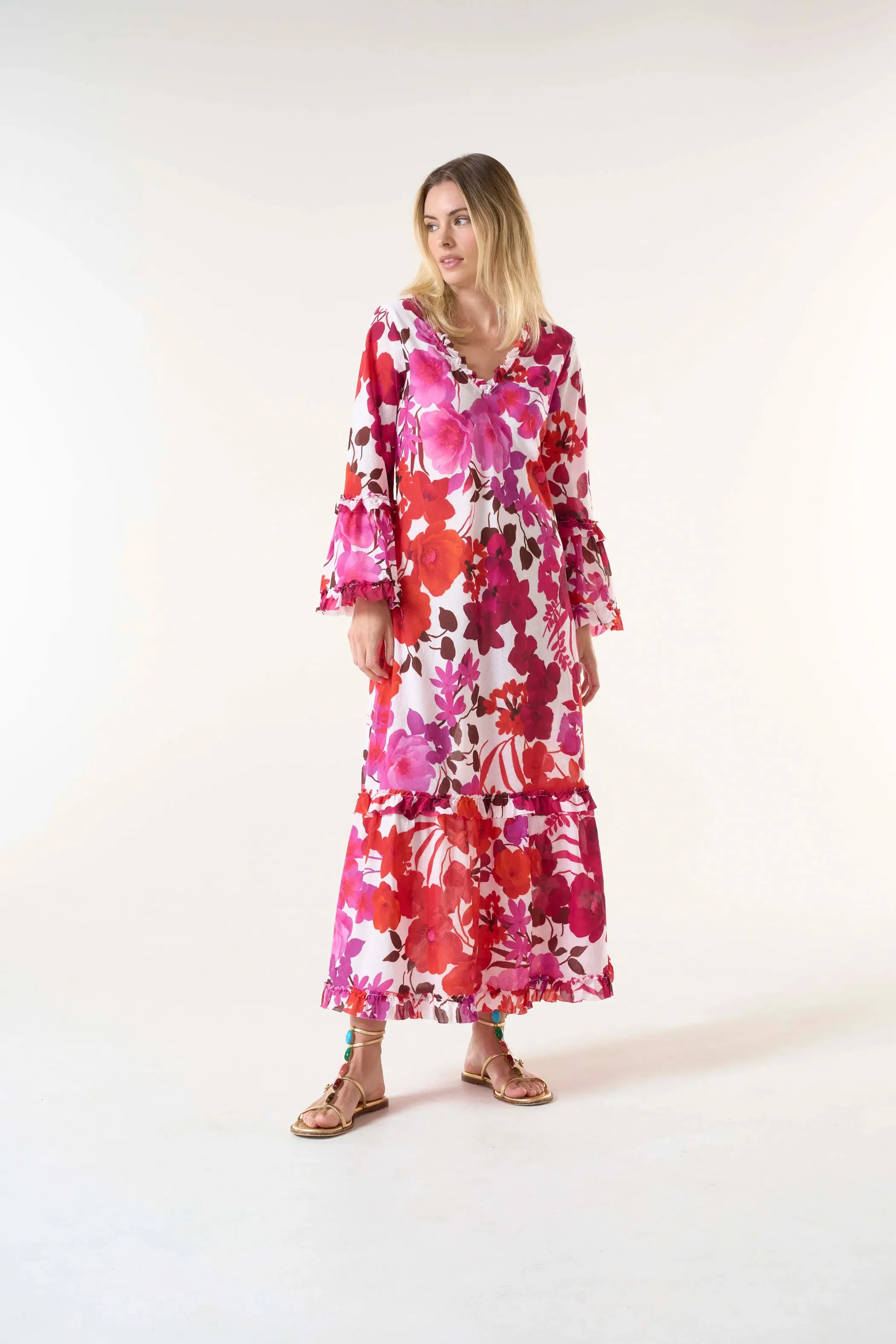 LONG INDI | Flamenco Pink Cotton