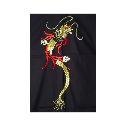 Men's Kimono: Dragon Flame (Embroidered)