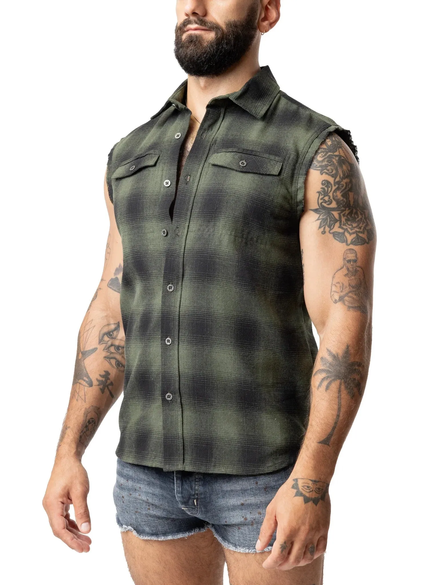 NASTY PIG BRAWN SLEEVELESS SHIRT