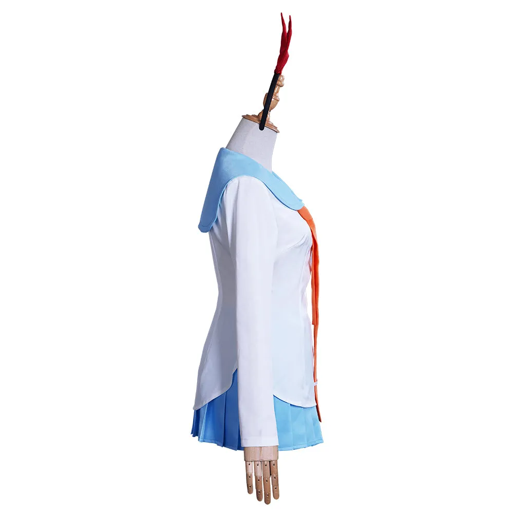 Nisekoi: False Love Chitoge Kirisaki Sailor Suit School Uniform Outfits Halloween Carnival Suit Cosplay Costume