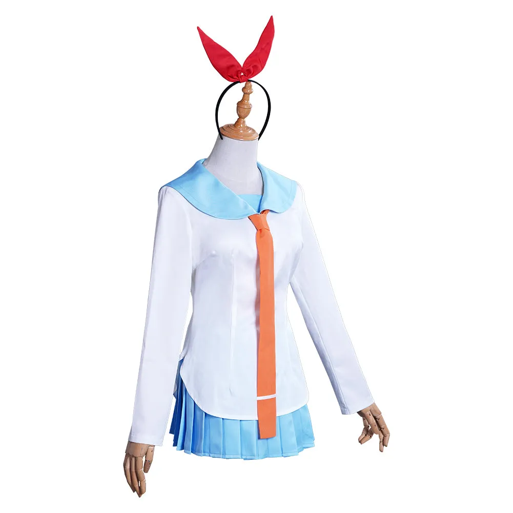 Nisekoi: False Love Chitoge Kirisaki Sailor Suit School Uniform Outfits Halloween Carnival Suit Cosplay Costume