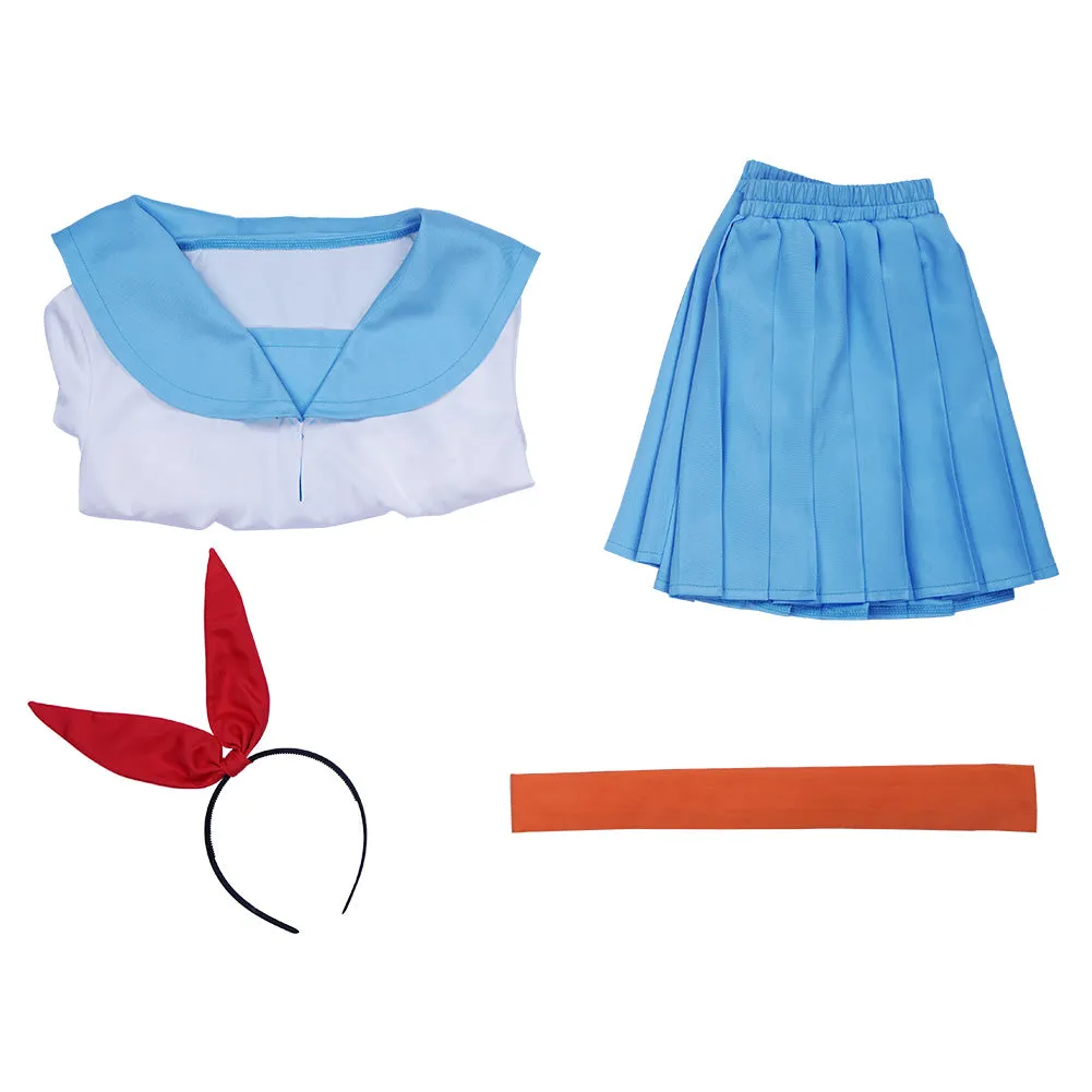 Nisekoi: False Love Chitoge Kirisaki Sailor Suit School Uniform Outfits Halloween Carnival Suit Cosplay Costume