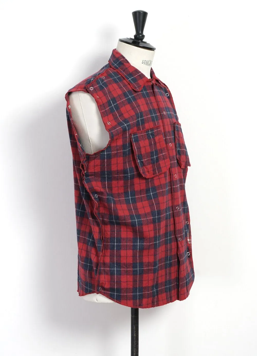 NO SEW SHIRT | Red Checkered