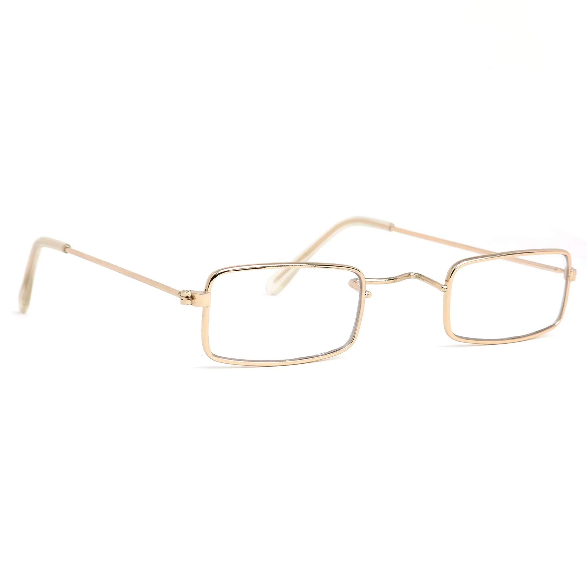 Old Man Costume Glasses - Rectangular Granny Dress Up Eyeglasses - 1 Pair