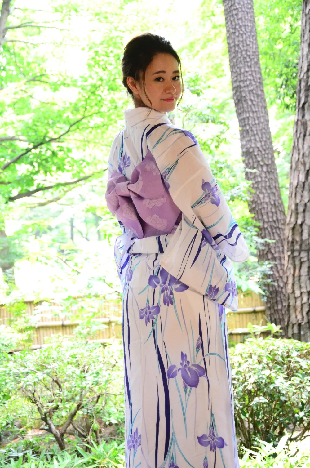 outlet / Japanese yukata kimono / ST #555 (wf#1-031)