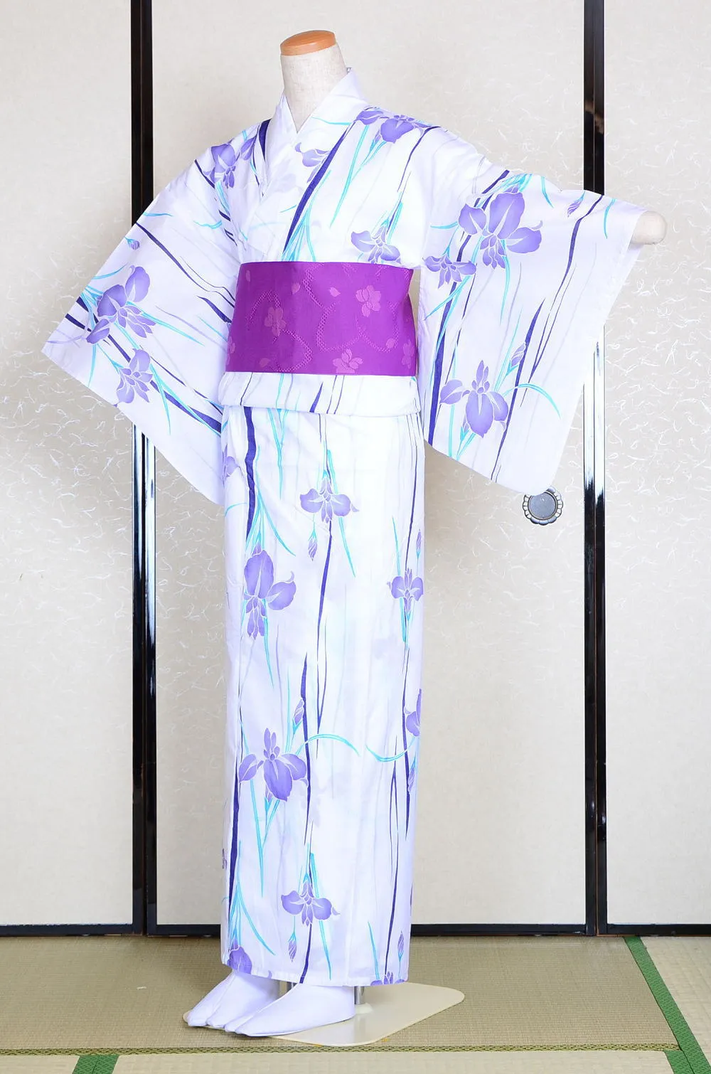 outlet / Japanese yukata kimono / ST #555 (wf#1-031)