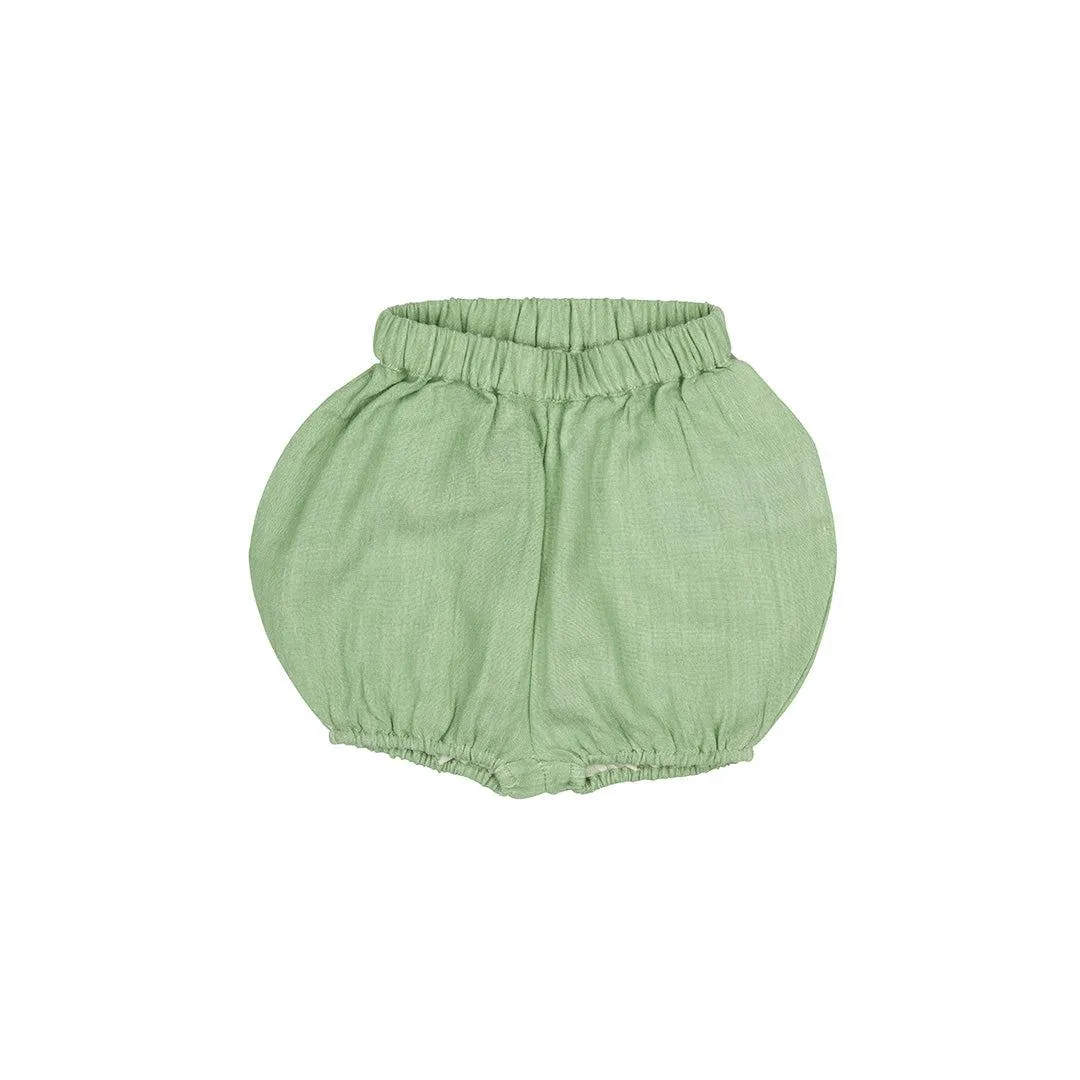 Pigeon Organics Plain Muslin Bloomers - Green