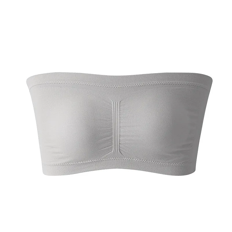 Plus Size Non-Slip Strapless Invisible Wireless Bra