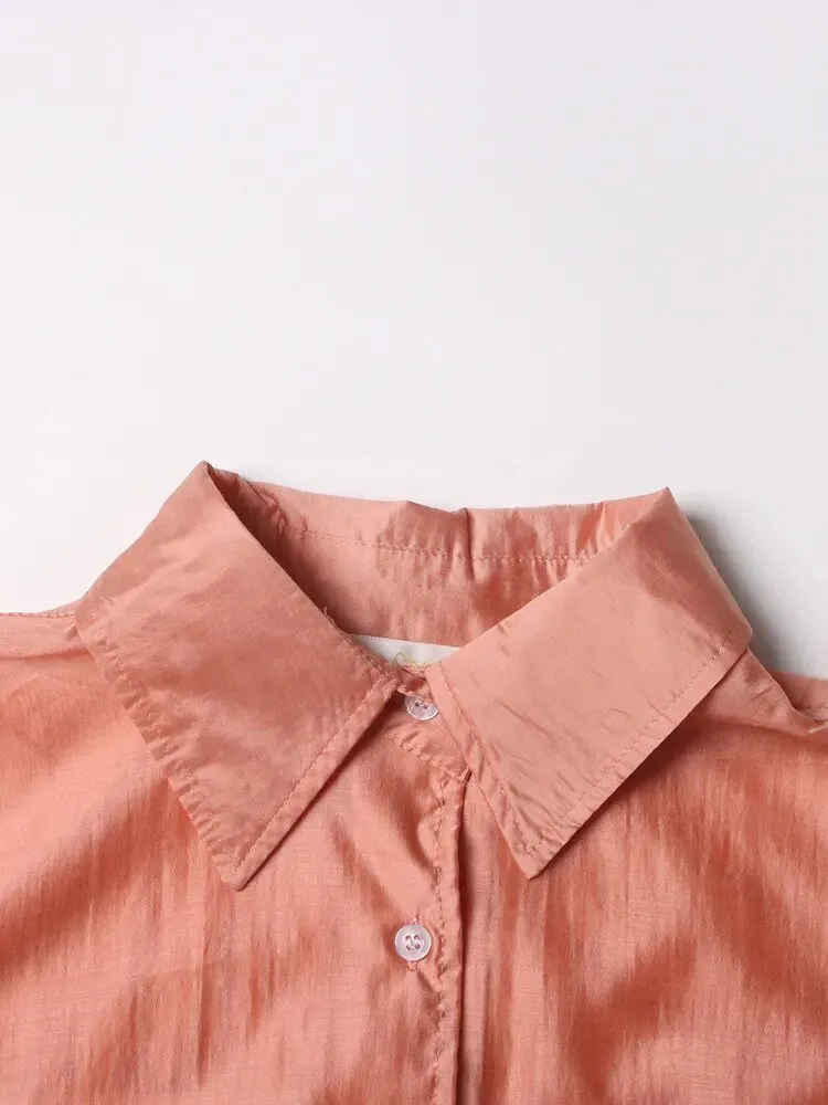 Pre Order:  Semi-Sheer Minimalist Shirt