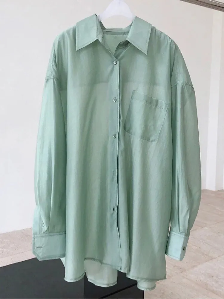 Pre Order:  Semi-Sheer Minimalist Shirt