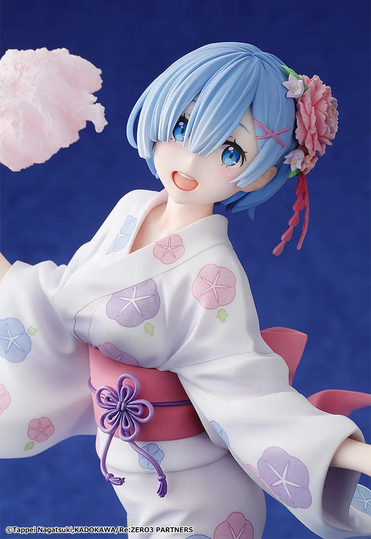 Rem: Yukata Ver. (Renewal Package Edition) 1/7 Scale Figure