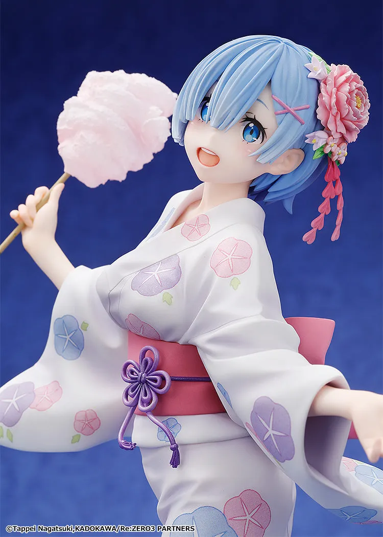 Rem: Yukata Ver. (Renewal Package Edition) 1/7 Scale Figure