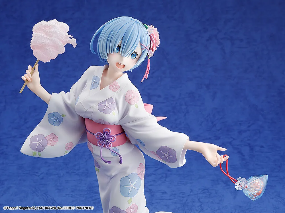 Rem: Yukata Ver. (Renewal Package Edition) 1/7 Scale Figure